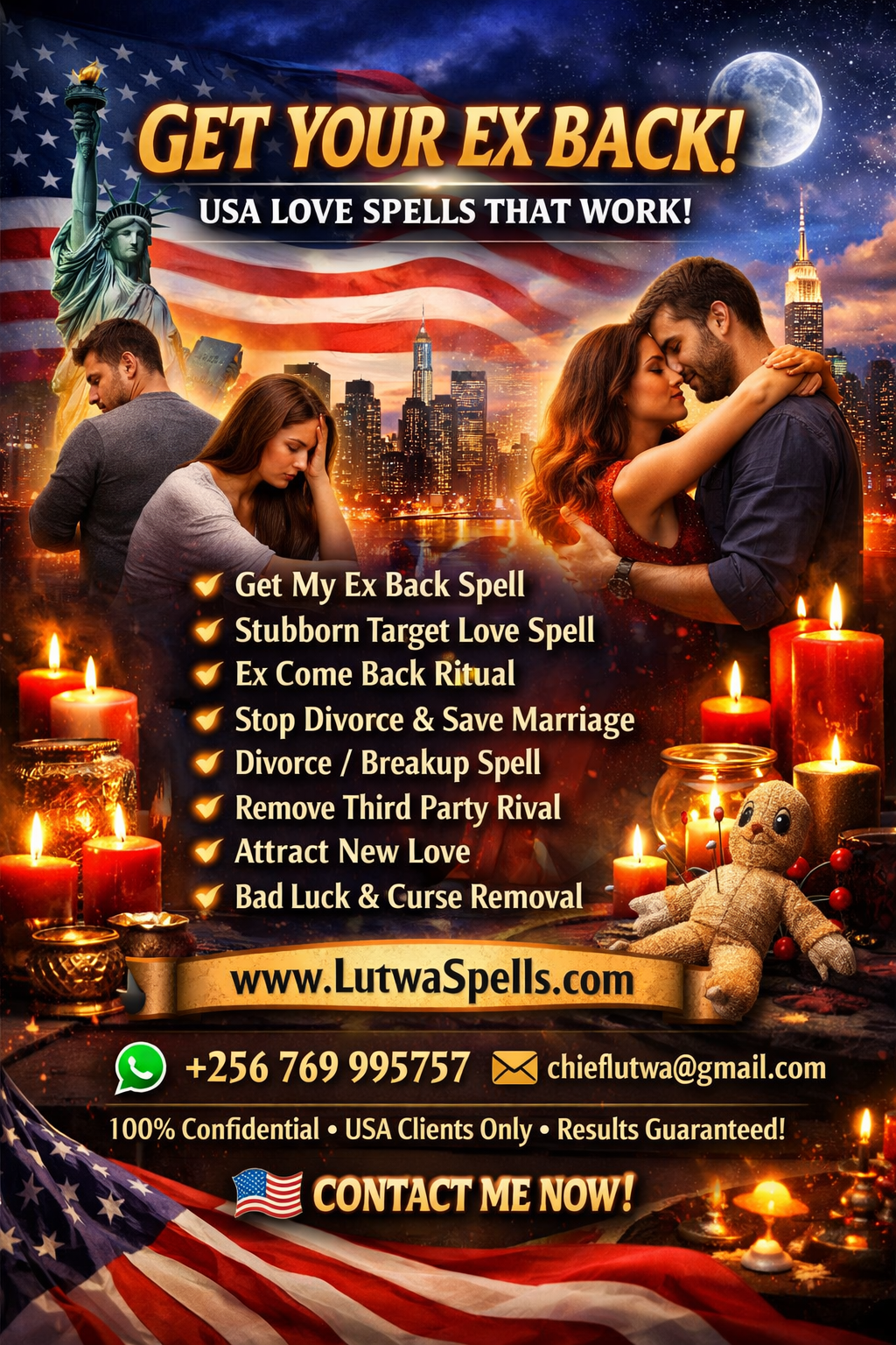 Love Spell Caster in Atlanta +256769995757 | Bring Back Your Ex in Atlanta