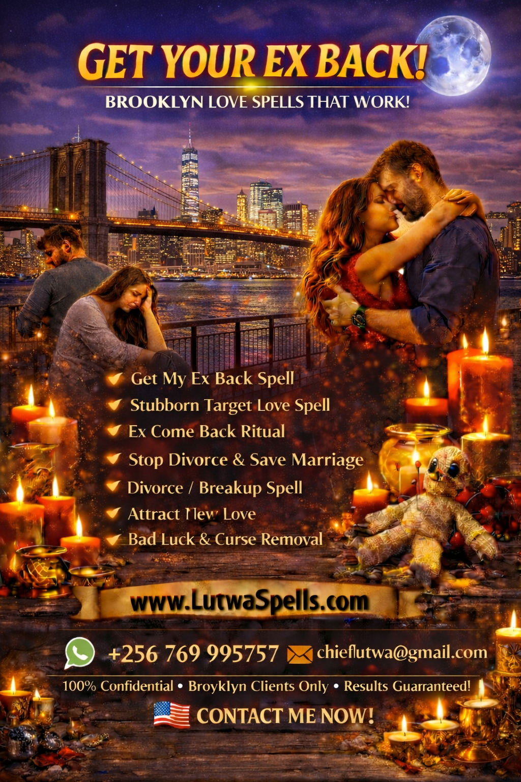 Love Spell Caster in Brooklyn +256769995757 | Bring Back Your Ex in Brooklyn