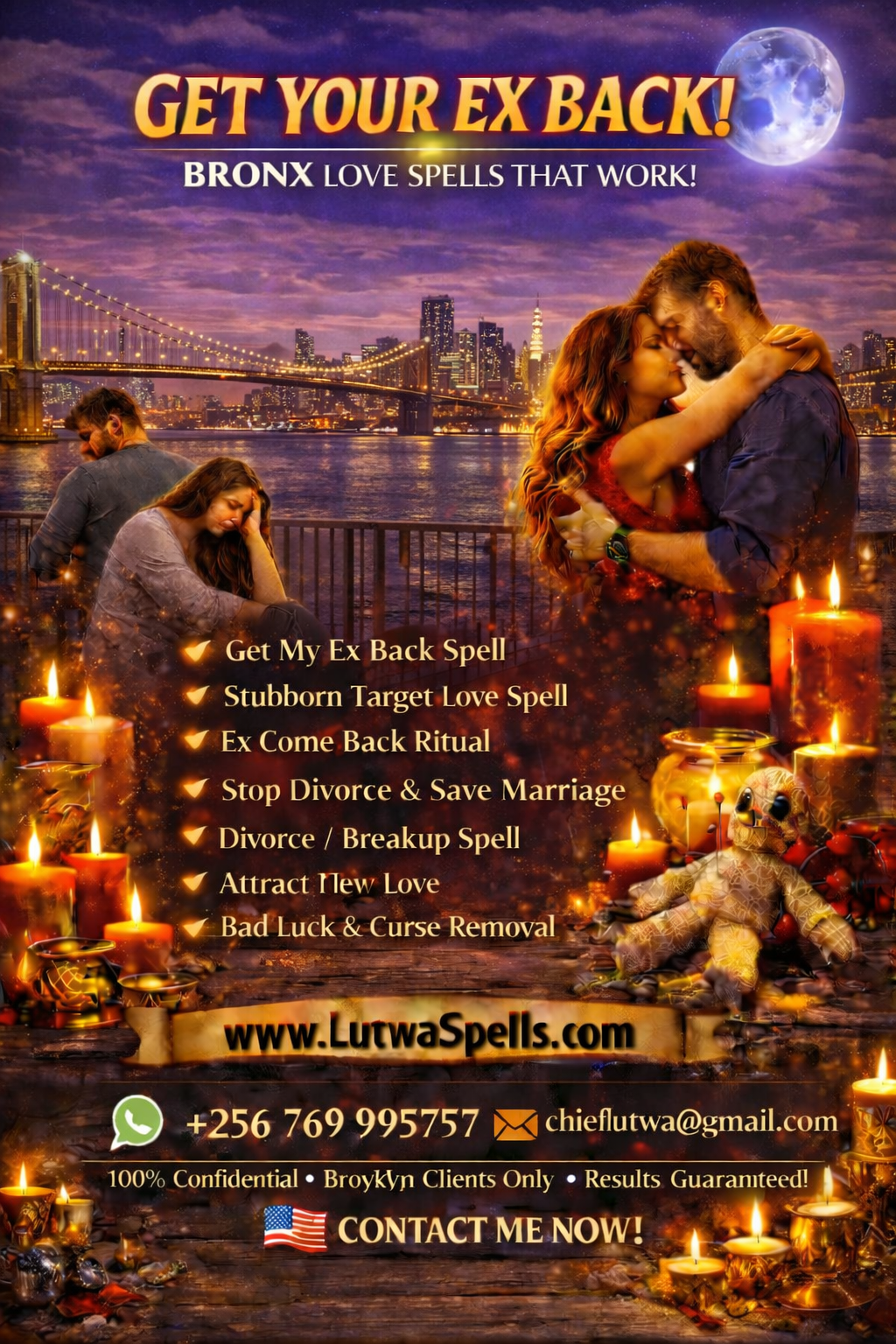 Love Spell Caster in Queens +256769995757 | Bring Back Your Ex in Queens