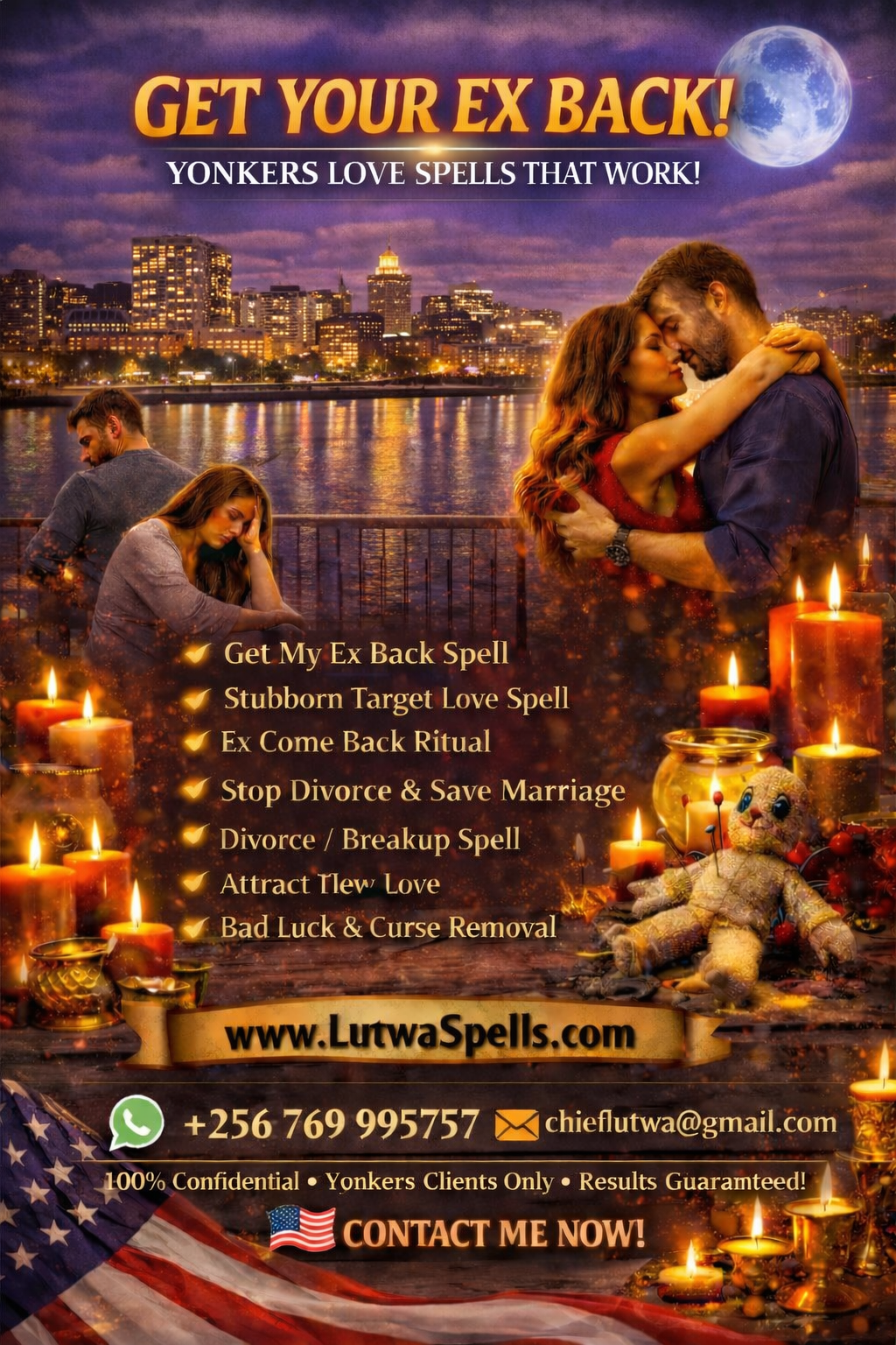 🔥 Love Spell Caster in Yonkers +256769995757 | Bring Back Your Ex in Yonkers 💔❤️