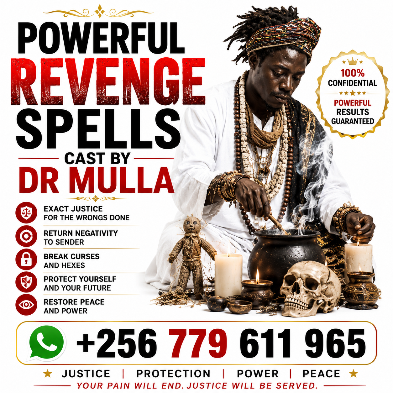 Powerful Revenge Spells and Karma Solutions That Deliver Results Fast and Effectively Without Backlash | Dr. Mulla +256 779 611 965